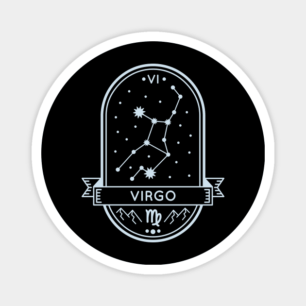 Virgo Constellation Magnet by Imaginariux